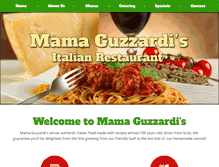 Tablet Screenshot of mamaguzzardis.com